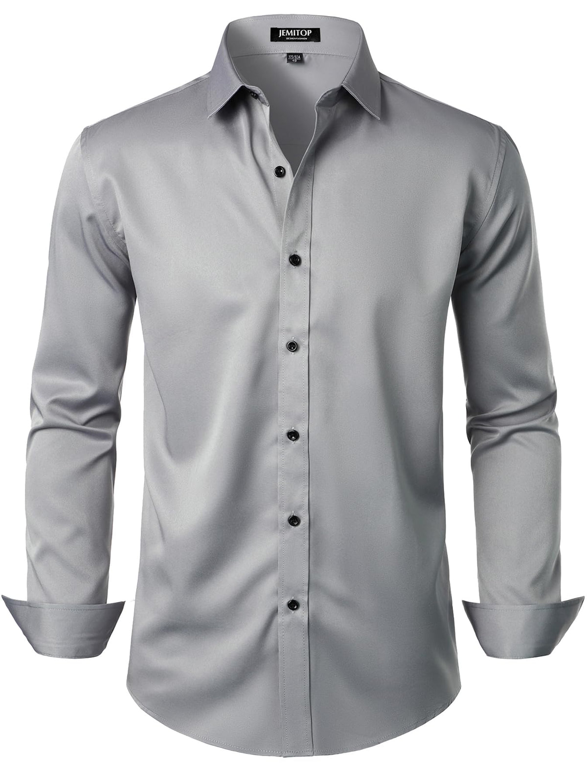JEMITOP Mens Stretch Wrinkle Free Dress Shirts