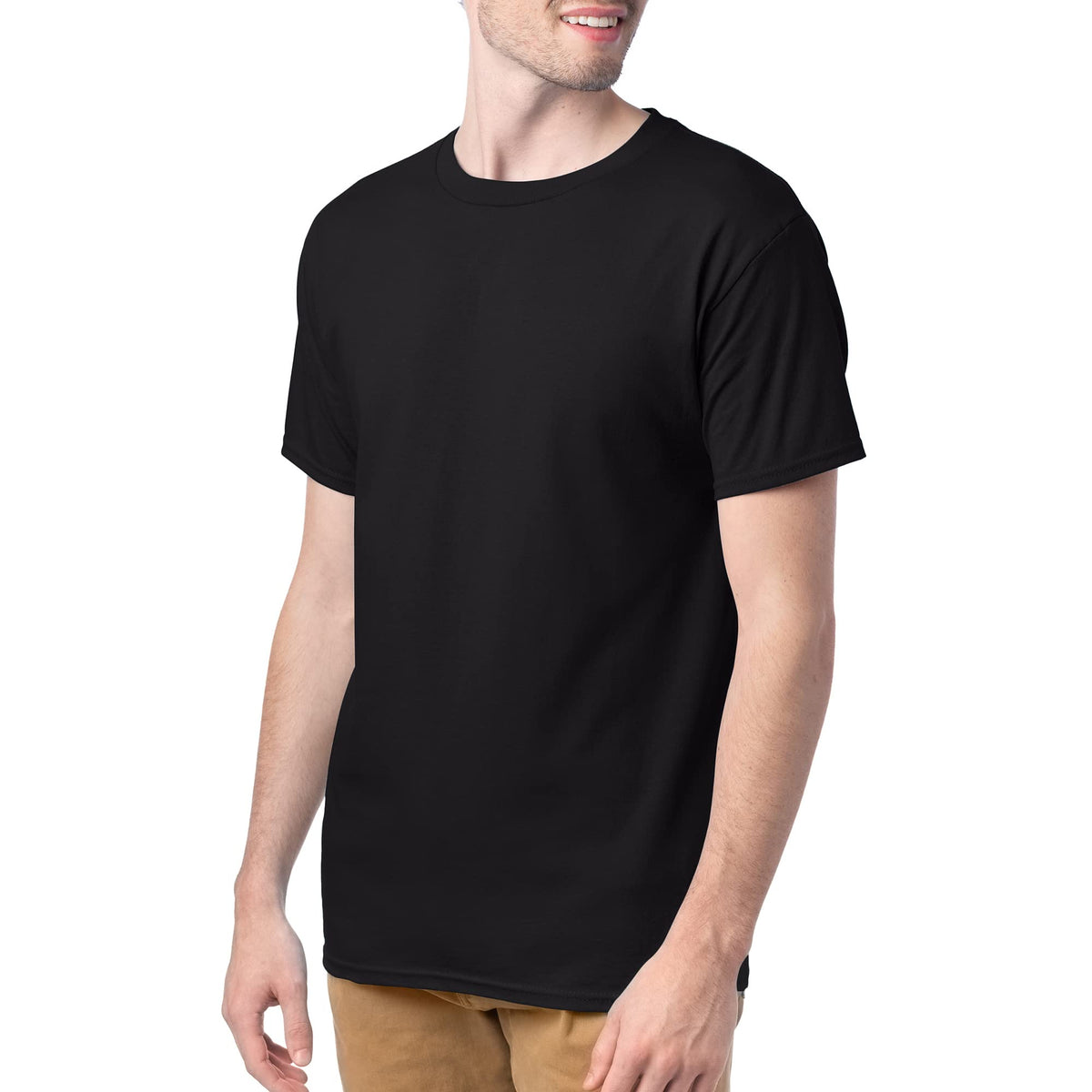 Hanes Men's T-Shirt Pack - 4 or 6 Pack - Essential-T Crewneck Cotton T-Shirts - Everyday Men's Clothing - Big & Tall
