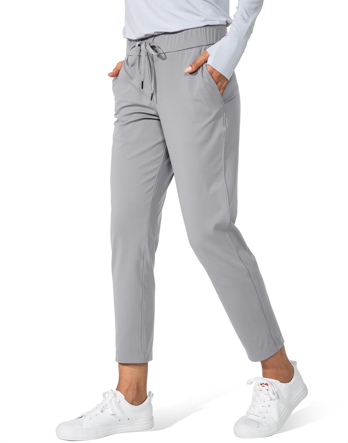 G Gradual Women's Pants with Deep Pockets 7/8 Stretch Ankle Sweatpants
