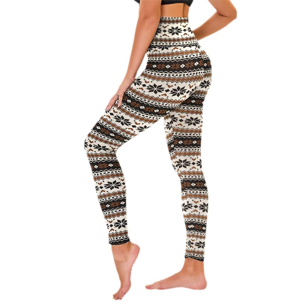 TNNZEET High Waisted Leggings for Women - No See Through Tummy Control Cycling Workout Yoga Pants with Pockets Reg & Plus