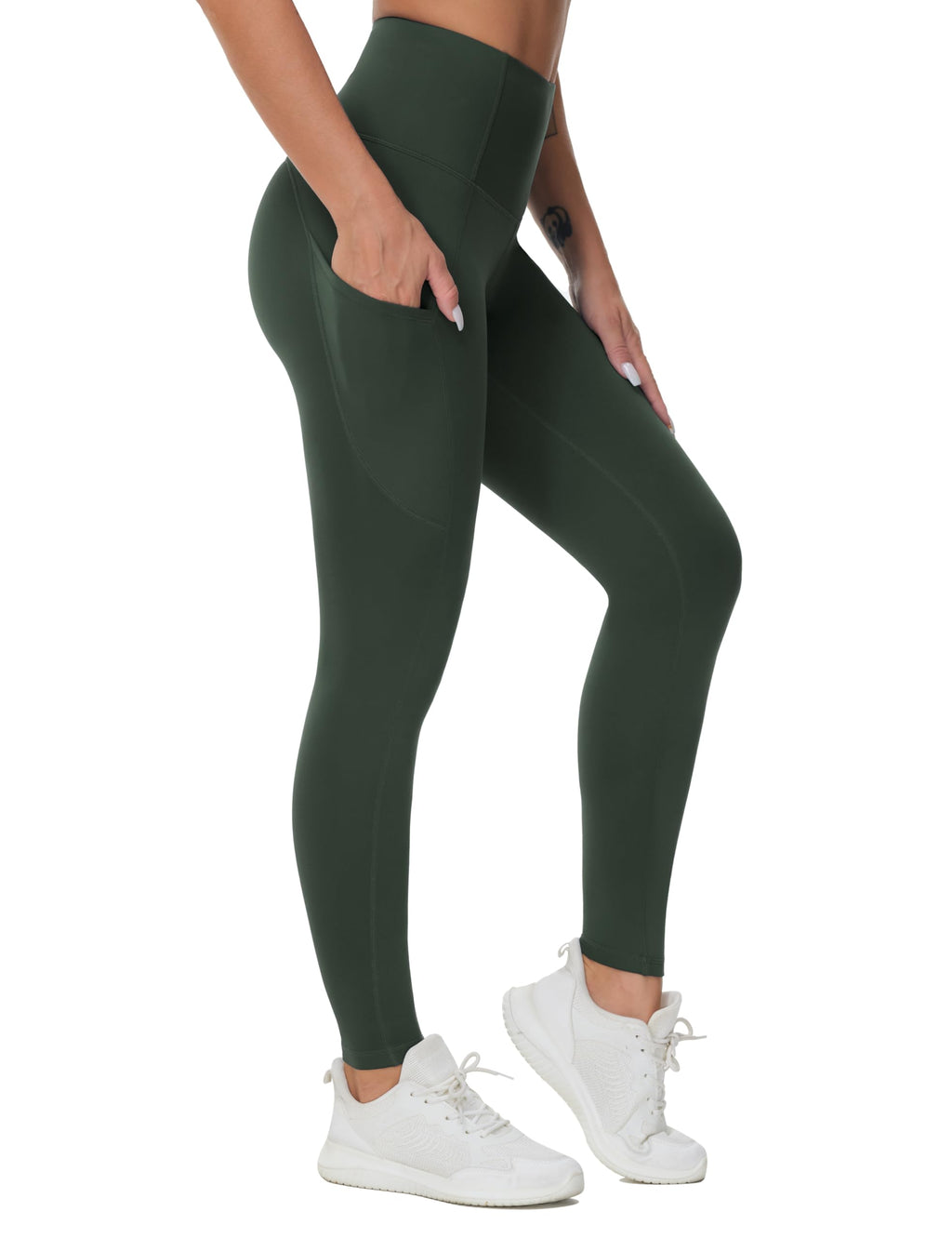 THE GYM PEOPLE Women's Thick High Waist Yoga Pants Workout Leggings
