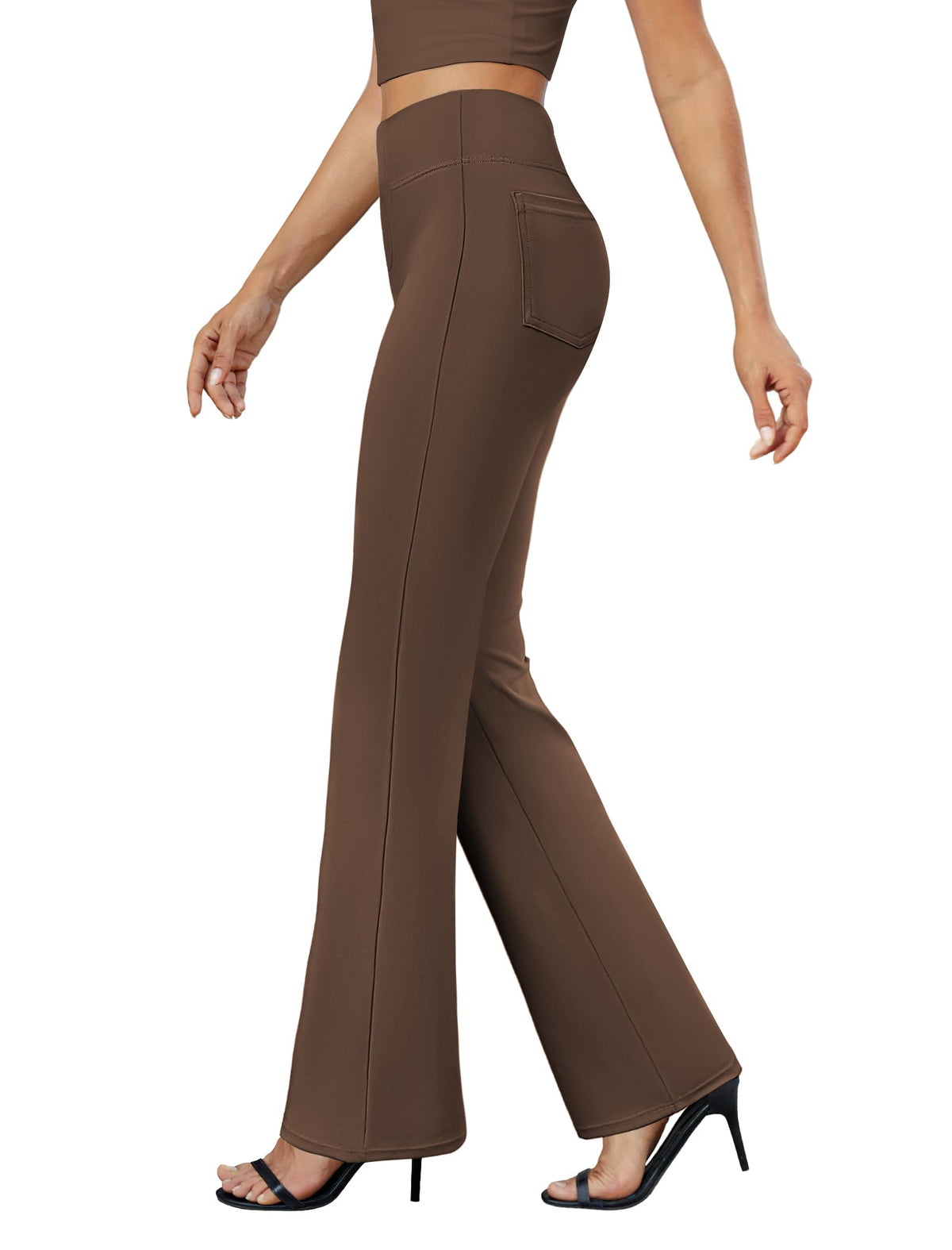DLOODA Womens Bootcut Dress Pants Business Casual Work Pants with Pockets
