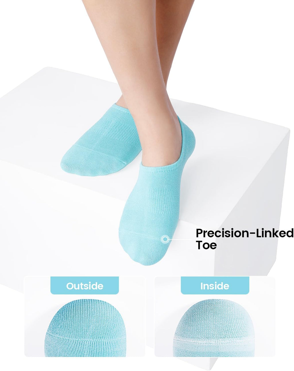 IDEGG Women & Men No Show Low Cut Anti‑Slip Casual Sports Running Socks