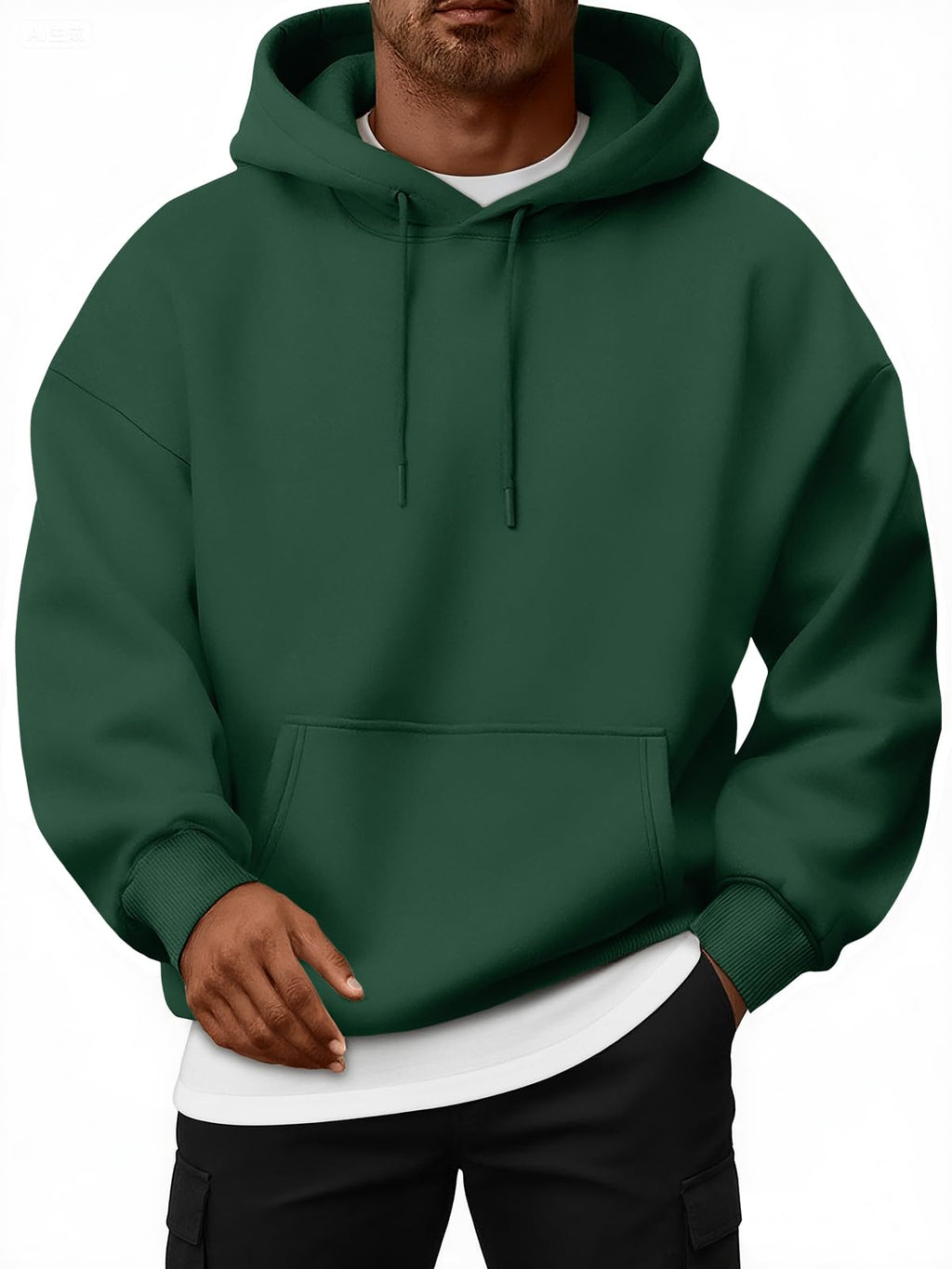 EFAN Mens Oversized Hoodies Fleece Lined Sweatshirts