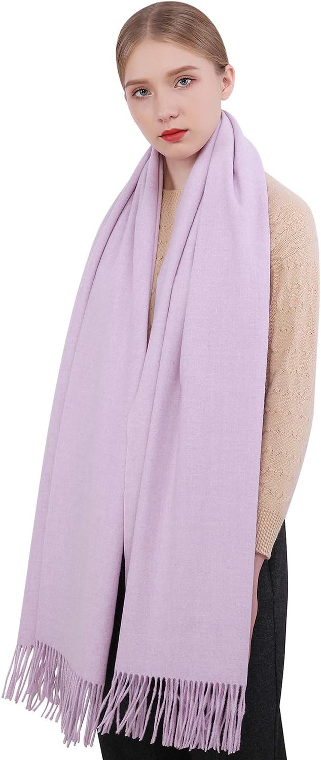RIIQIICHY Winter Scarfs for Women Pashmina Shawls Wraps for Evening Dresses Large Warm Soft Scarves