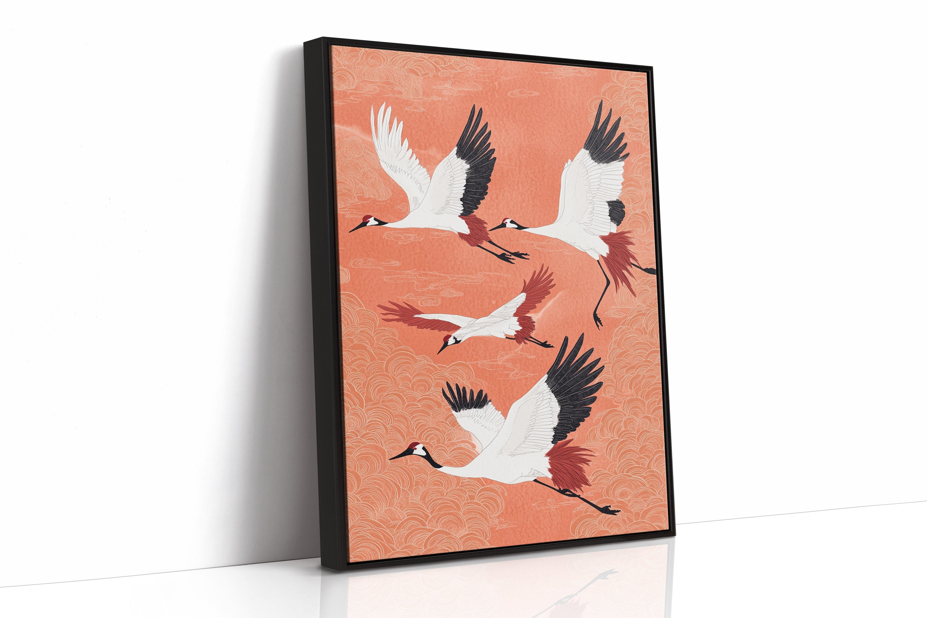 Japanese Crane Wall Art – Elegant Traditional-Inspired Print