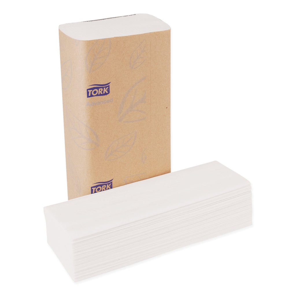 Tork Multifold Paper Towels, 2-Ply, 9.13 x 9.5, White, 189/Pack, 16 Packs/Carton