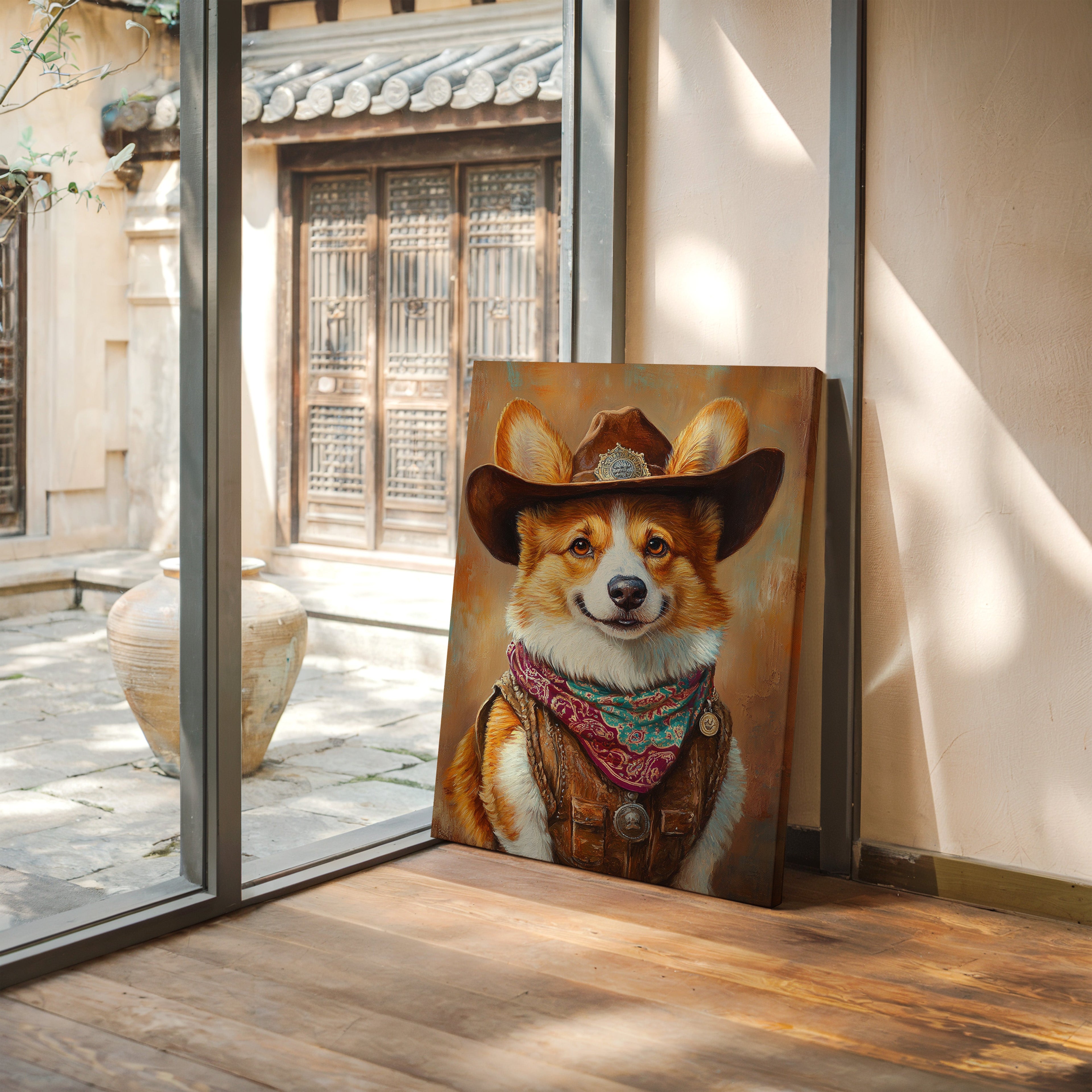Corgi Sheriff with a Heart of Gold