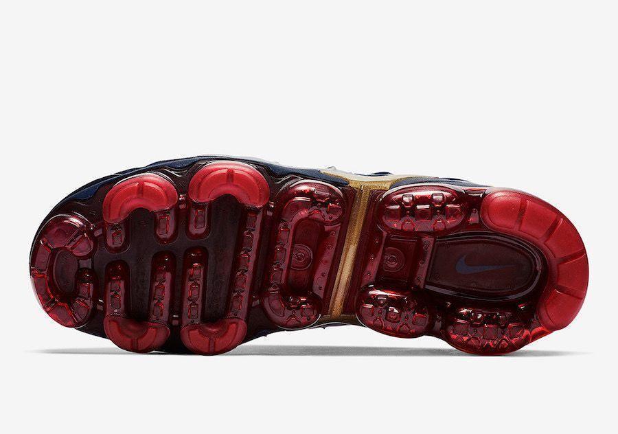 Nike Air VaporMax Plus 'Olympic' Sneakers - Burgundy Navy