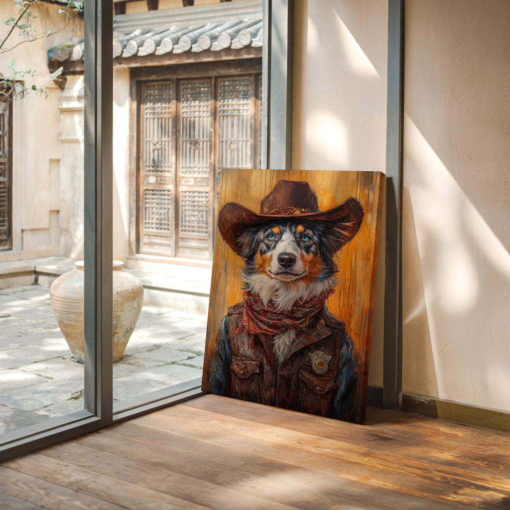 Australian Shepherd Cowboy Deputy