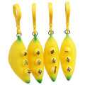 Banana Squeeze Toy Keychain – Stress Relief Pendant