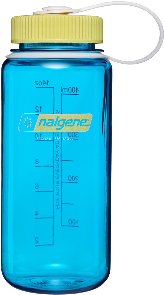Nalgene - wide-mouth bottle - drinking bottle - water bottle - 500ml - blue atoll w endive sustain new!