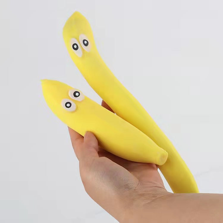 Banana Squishy Squeeze Toy – Creative Decompression Stress Relief Toy