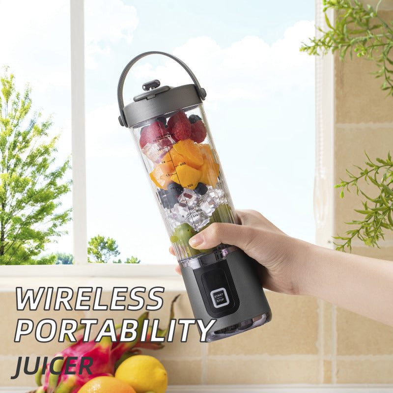 Portable Mini Electric Juicer Cup 400ml Wireless USB