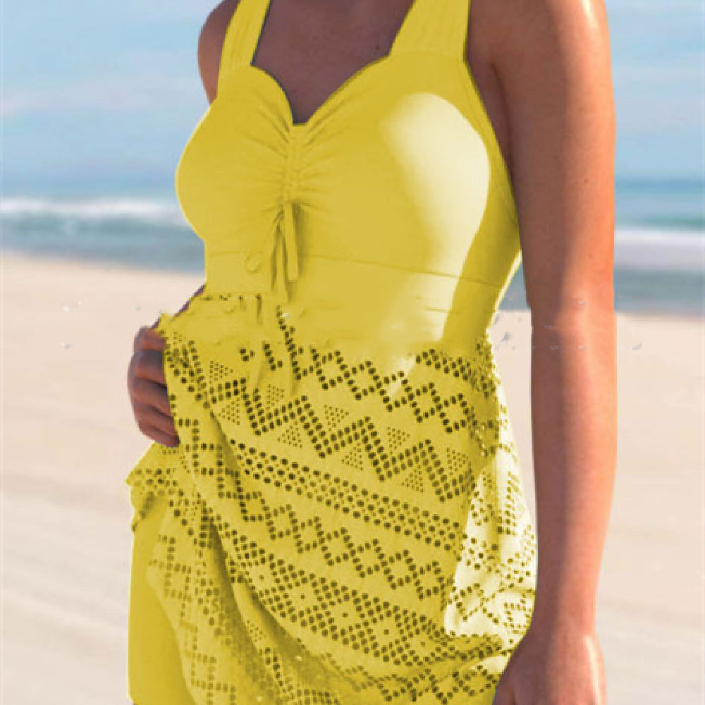 Women's Lace One-Piece Swimsuit — Padded, 10 Colors, S–4XL