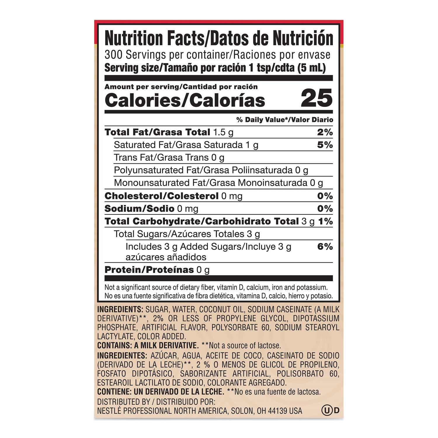 Coffee mate Liquid Coffee Creamer, Sweetened Original, 1.5 Liter Pump Bottle, 2/Carton