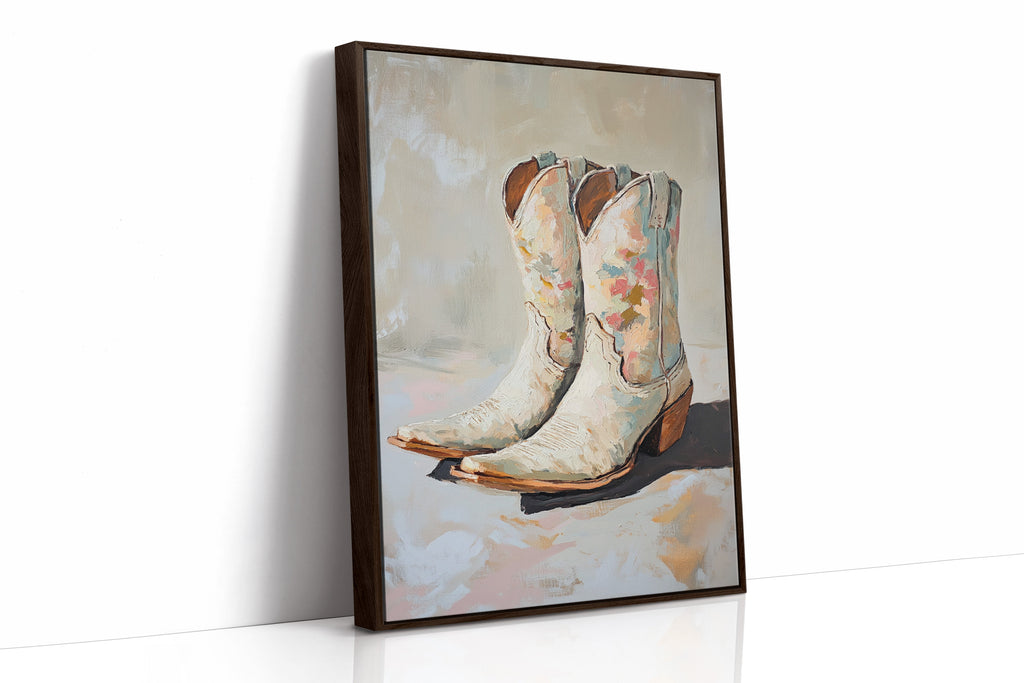 Painted Soles: Floral Cowgirl Boots