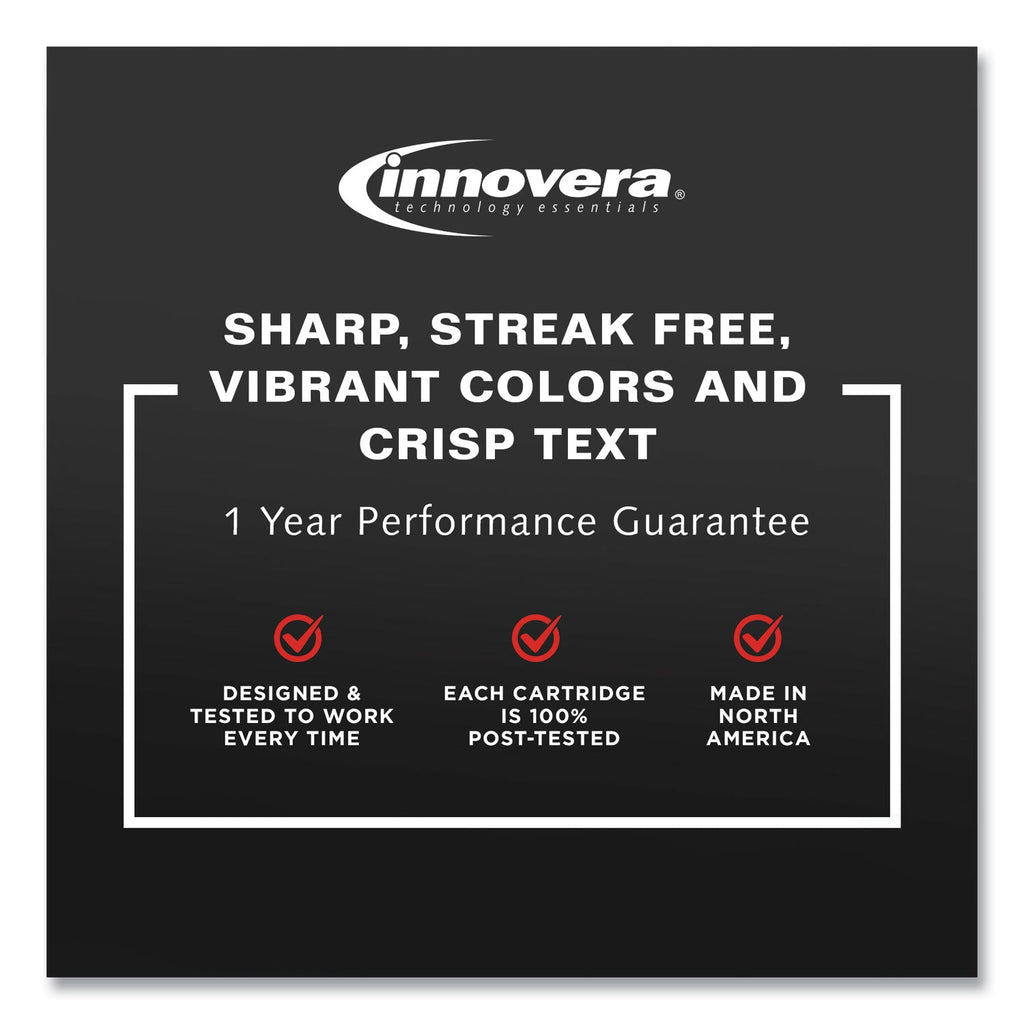 Innovera Remanufactured Black High-Yield Ink, Replacement for T252XL (T252XL120), 1,100 Page-Yield