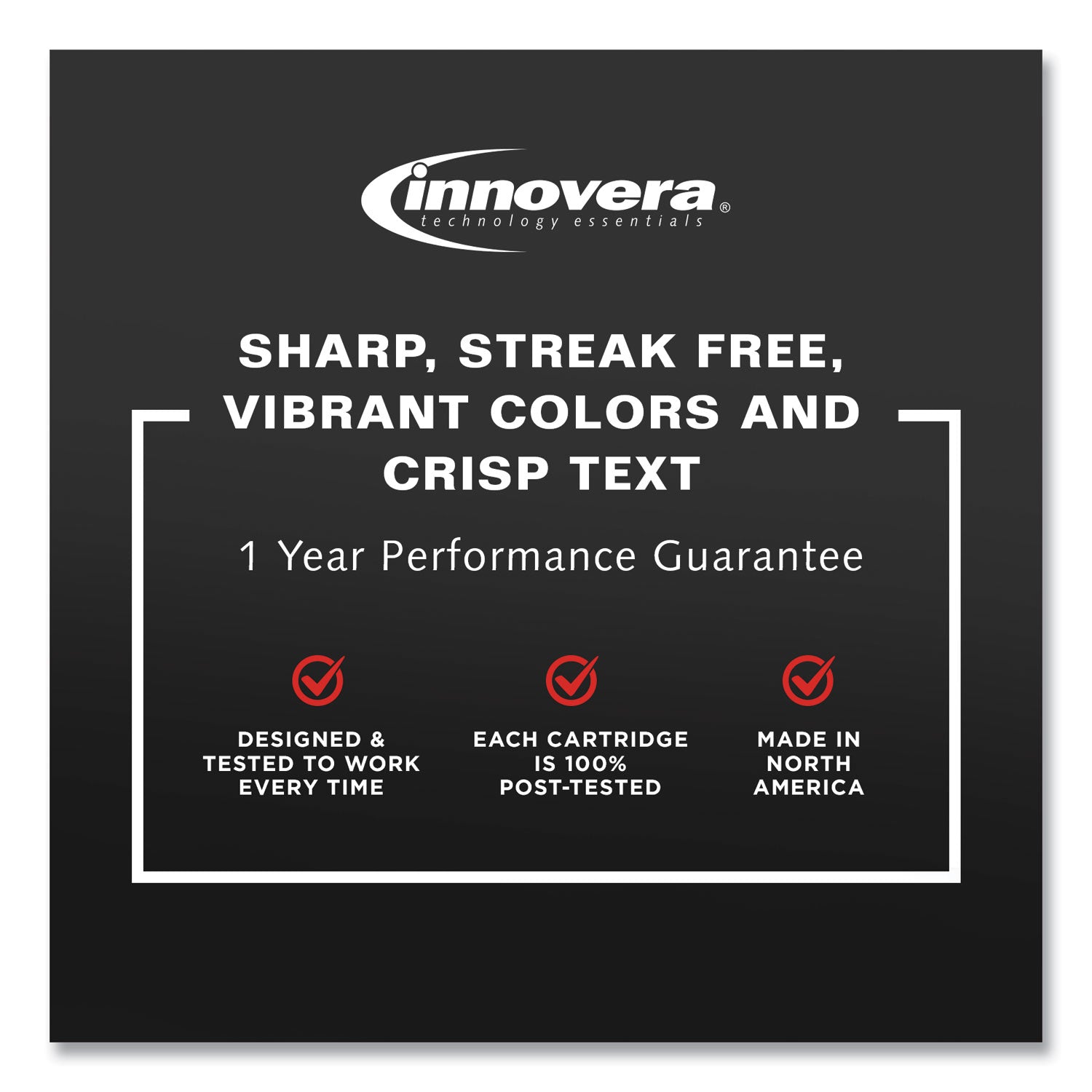 Innovera Remanufactured Black High-Yield Ink, Replacement for T252XL (T252XL120), 1,100 Page-Yield