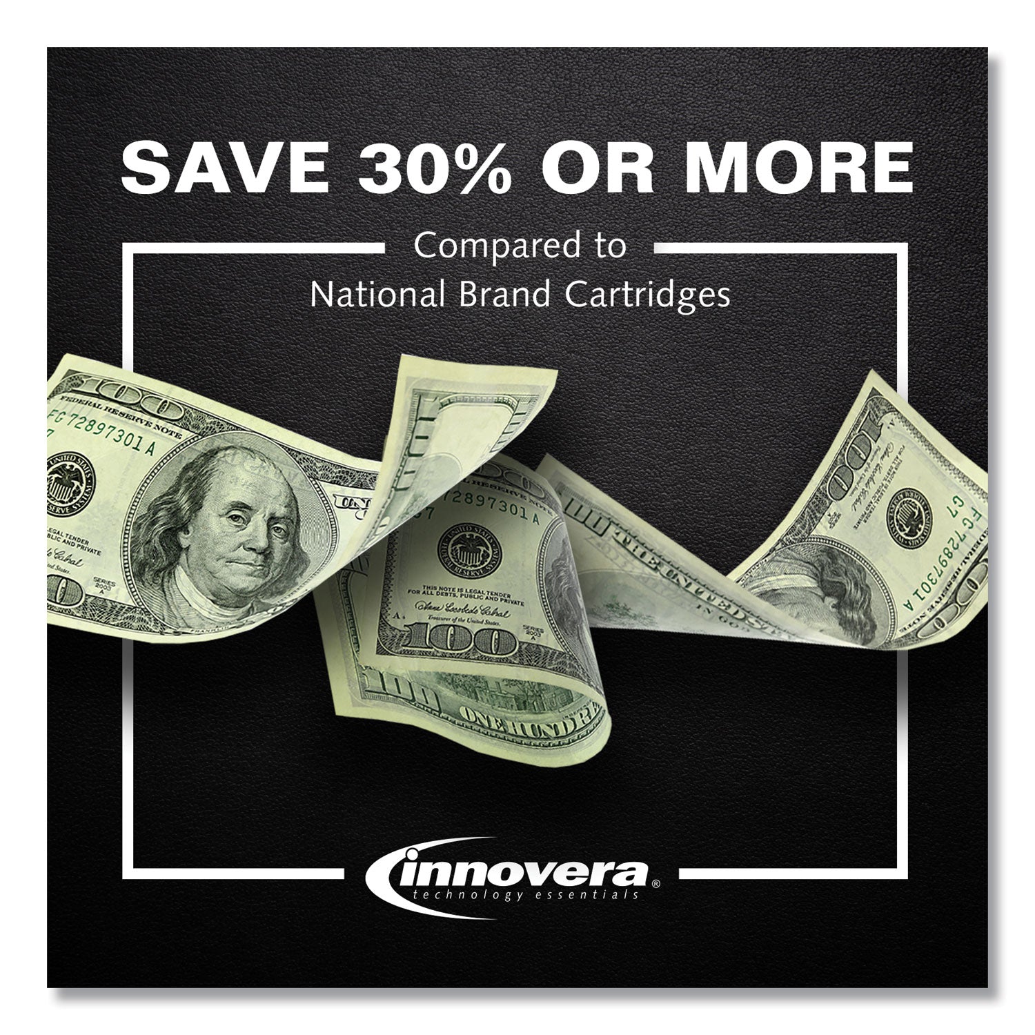 Innovera Remanufactured Black High-Yield Ink, Replacement for T252XL (T252XL120), 1,100 Page-Yield