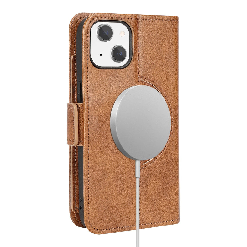 iPhone 15 Leather Wallet Case with MagSafe - Card Holder | Indy Series