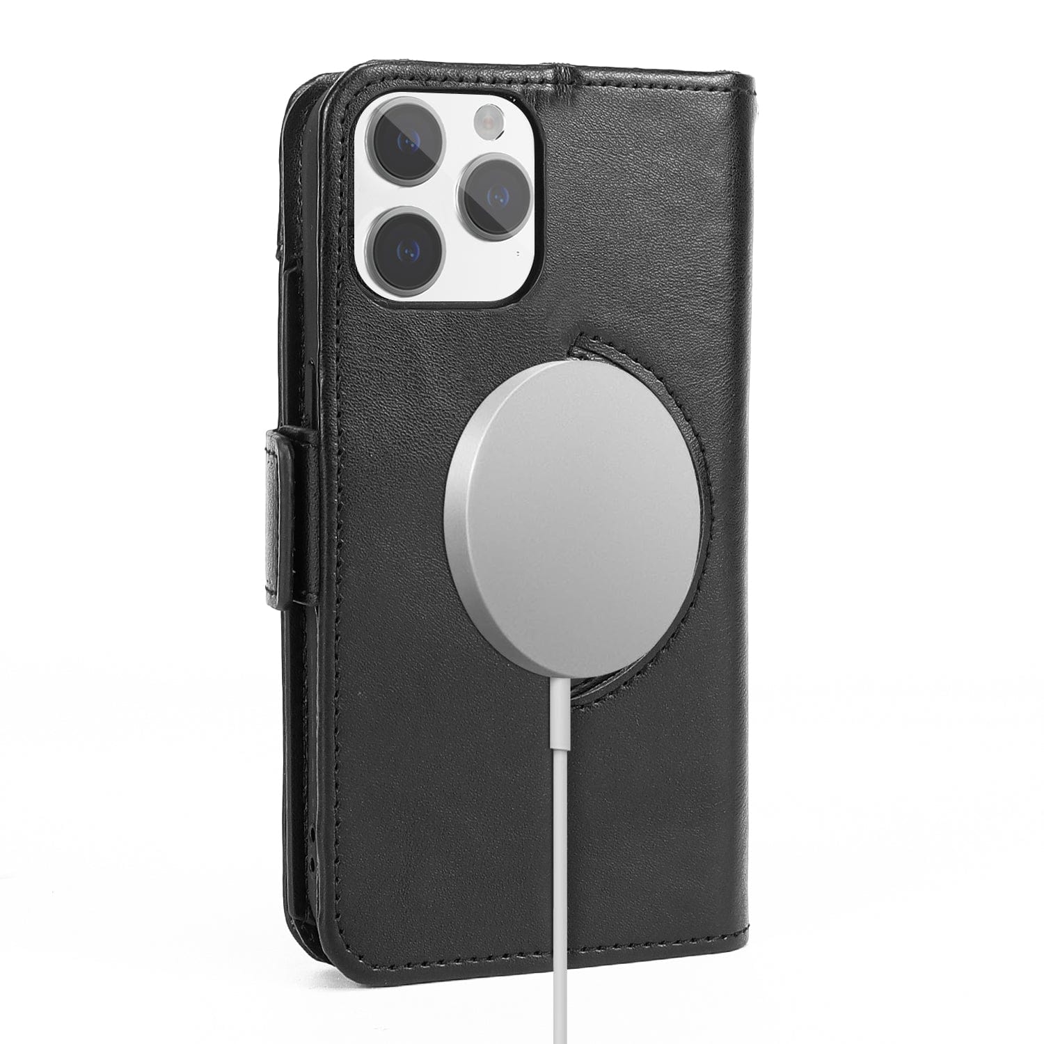 iPhone 15 Pro Leather Wallet Case with MagSafe - Card Holder | Indy Series