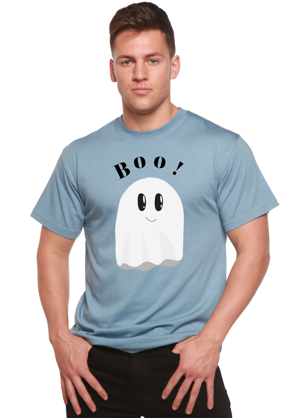 Boo Men's Bamboo Viscose/Organic Cotton Short Sleeve Graphic T-Shirt