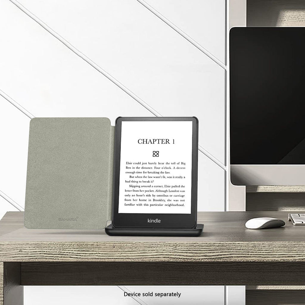 Amazon Kindle Paperwhite (2024) and Colorsoft Case - Folio, Vegan Leather | Venture Series