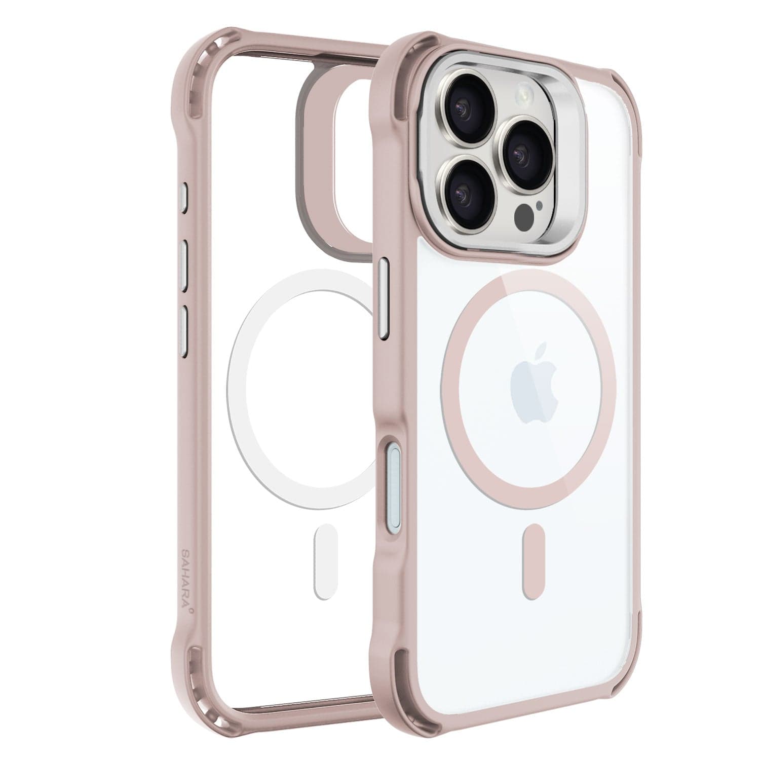 iPhone 16 Pro Clear Kickstand Case - Anti-Slip, Rugged, MagSafe | Venture Series