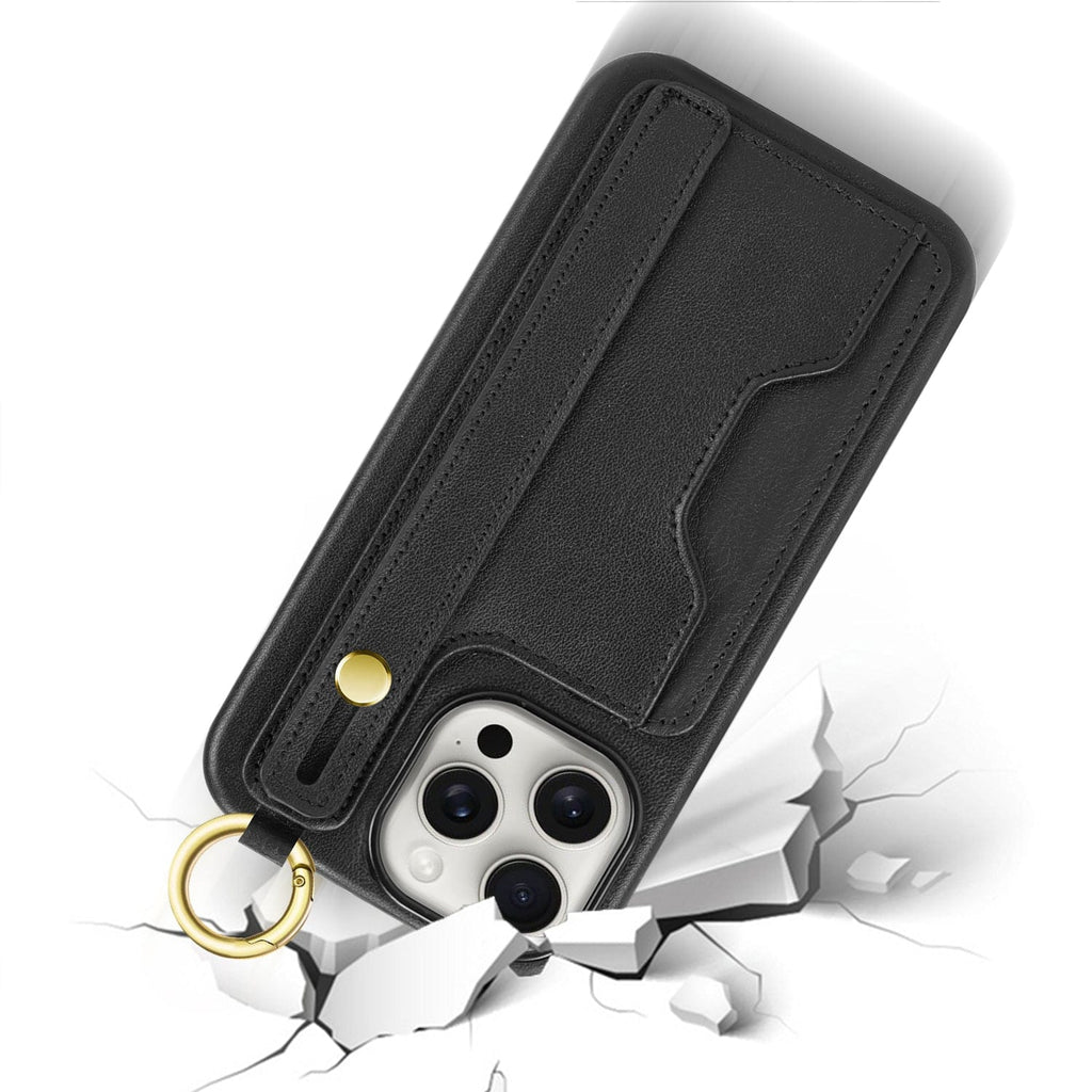 iPhone 15 Pro Max Leather Wallet FingerGrip Case with MagSafe | Indy Series