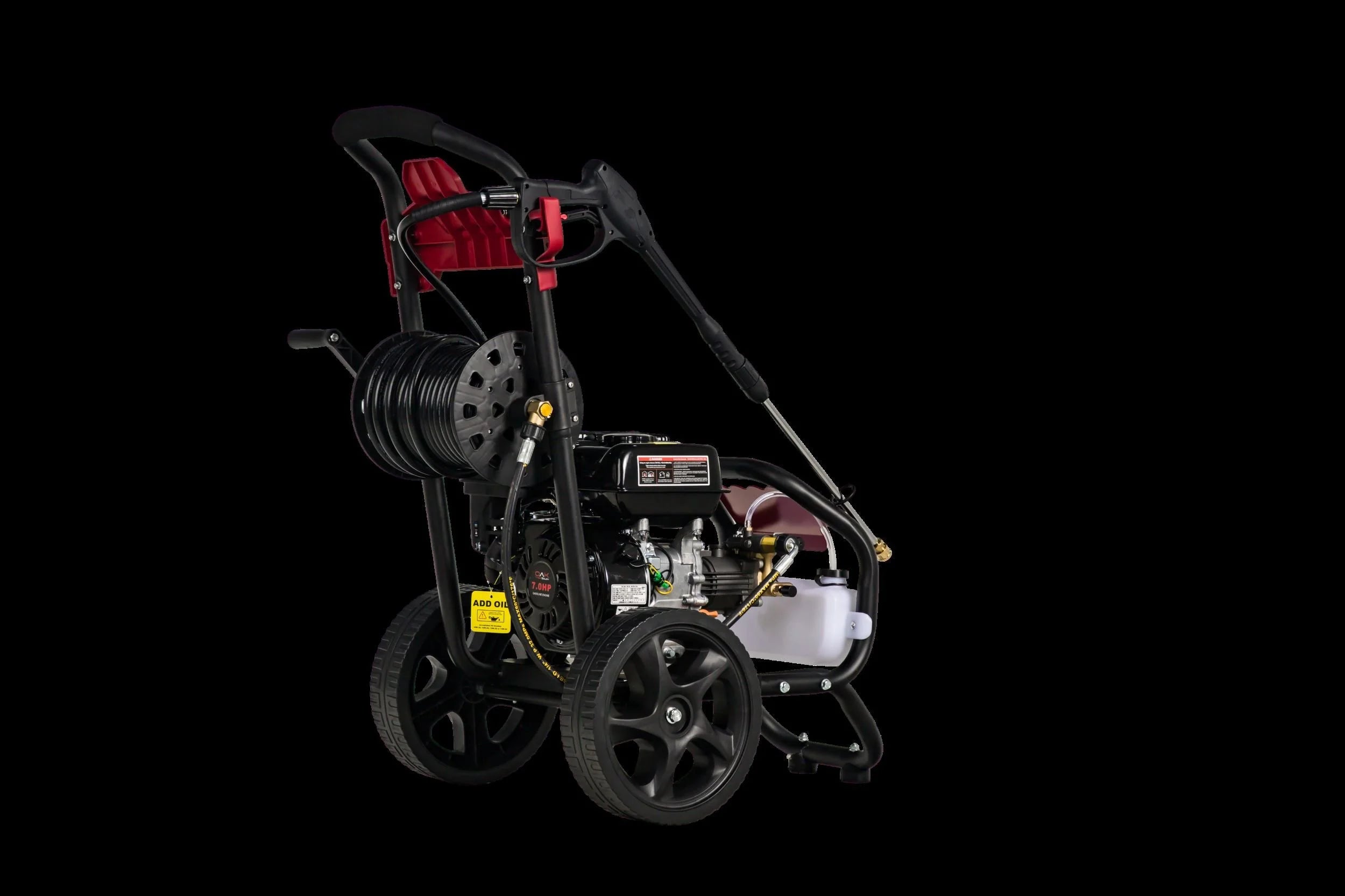 Pressure Washer, 7 HP, Gasoline-Powered, 2900 PSI