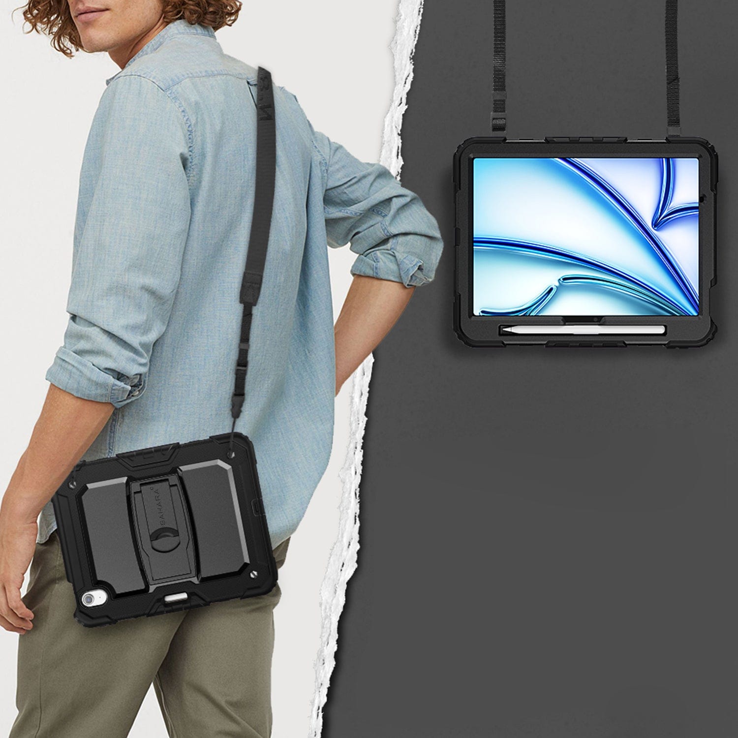 iPad Air 11-inch (M2 / M3 / M4) Case - Heavy-Duty Defense | Raider Series