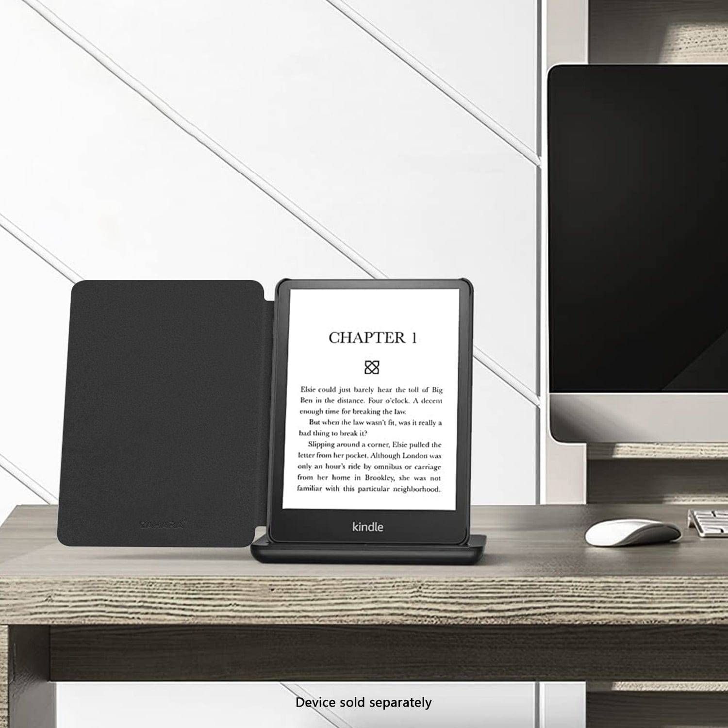 Amazon Kindle Paperwhite (2024) and Colorsoft Case - Folio, Vegan Leather | Venture Series