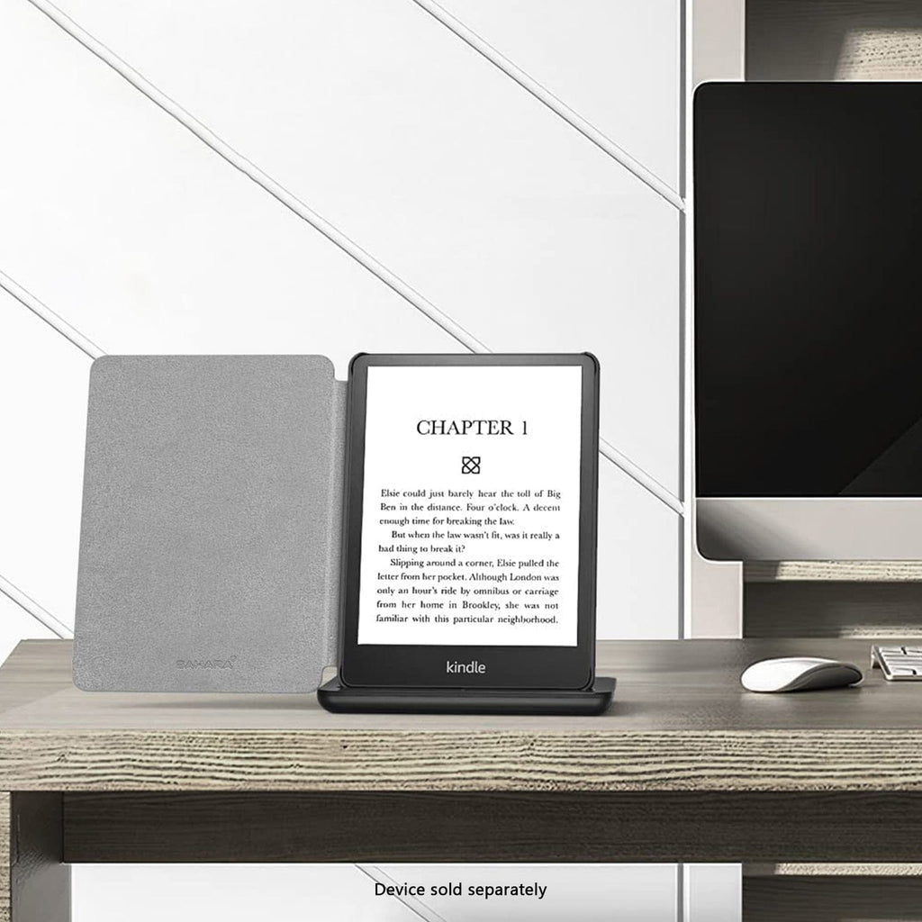 Amazon Kindle Paperwhite (2024) and Colorsoft Case - Folio, Vegan Leather | Venture Series