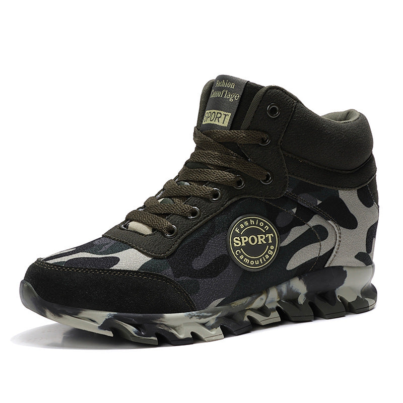 Women's Camouflage Canvas Sneakers – Casual Lace-Up Shoes