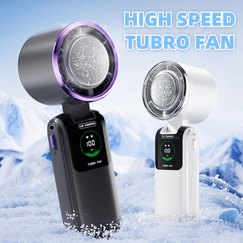 Foldable Neck Fan — 4000mAh, 6+ Speeds, Handheld or Wearable