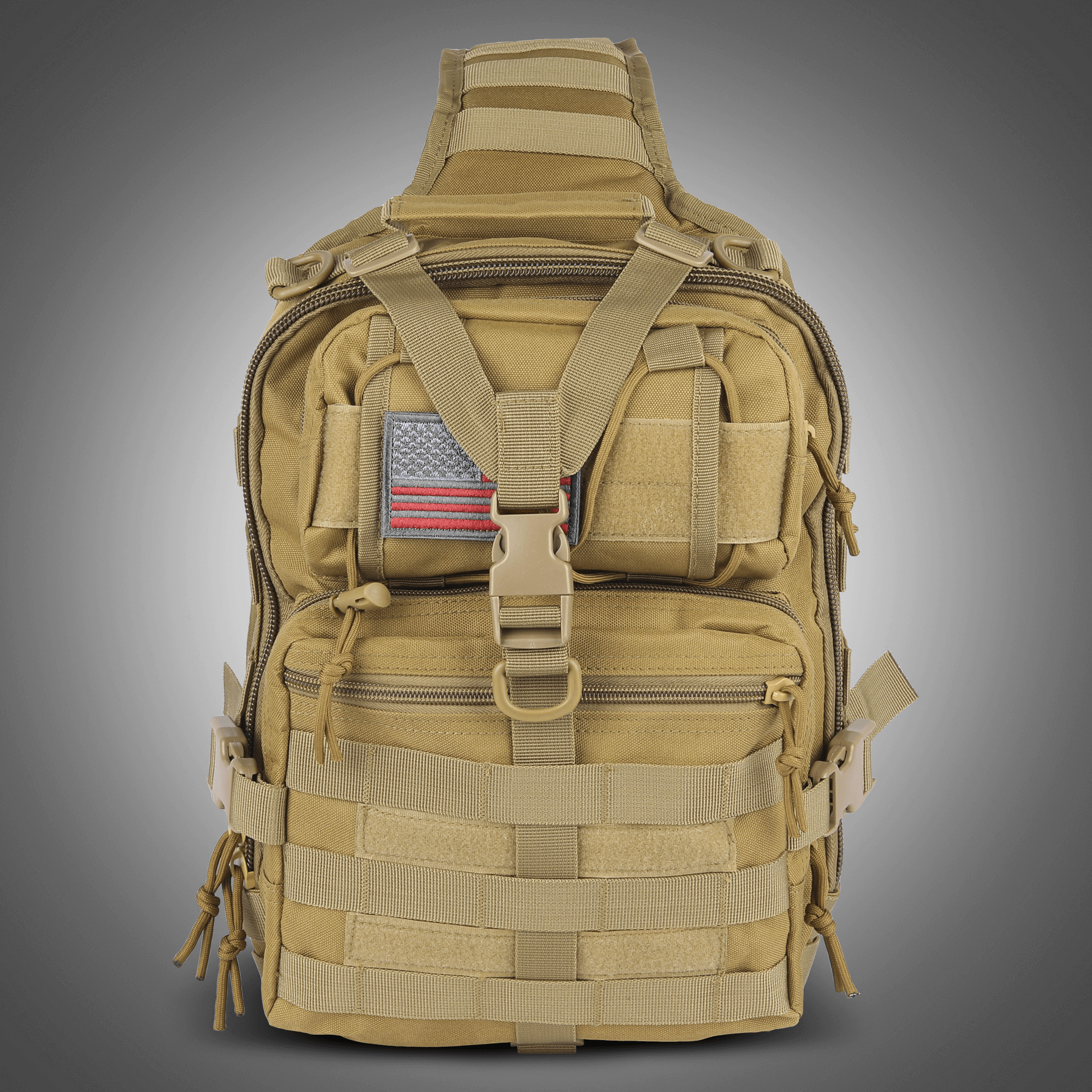 XGear Tactical 14L Range Sling Bag Backpack with Adjustable Strap