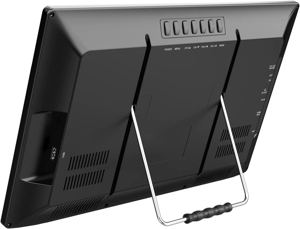 Naxa Portable 16" Television & Digital Multimedia Player with Built-in Rechargeable Lithium Battery & DC Car Cord