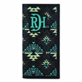 Red Dirt Hat Co Turquoise Tiles (Black) - Men's Rodeo Wallet