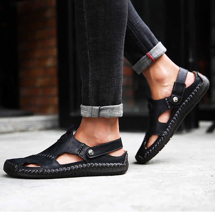 Men's Closed-Toe Leisure Sandals