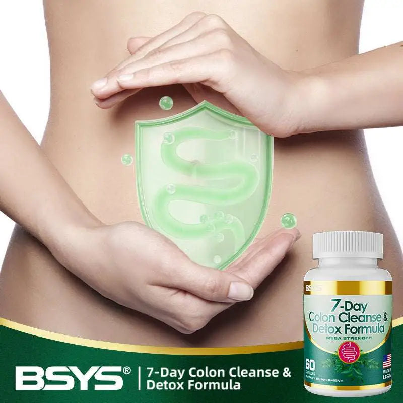 7 Day Colon Cleanse and Detox Formula Capsules