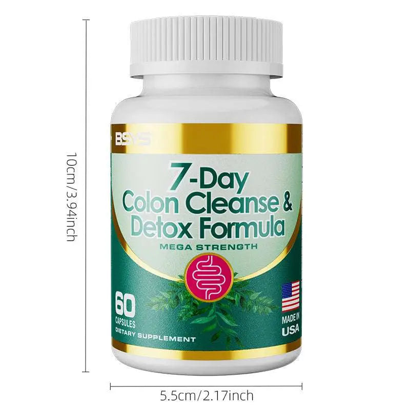 7 Day Colon Cleanse and Detox Formula Capsules