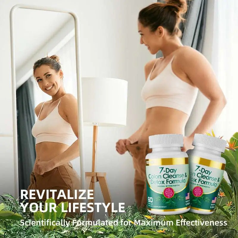 7 Day Colon Cleanse and Detox Formula Capsules