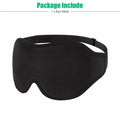 3D Silk Eye Mask – Padded Travel Sleep Mask