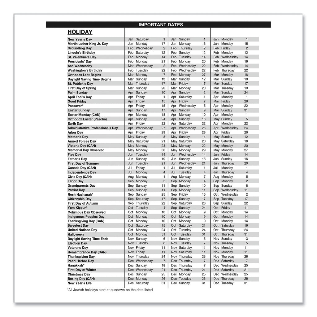 House of Doolittle Black-on-White Photo Weekly Appointment Book, Landscapes Photography, 11 x 8.5, Black Cover, 12-Month (Jan to Dec): 2023