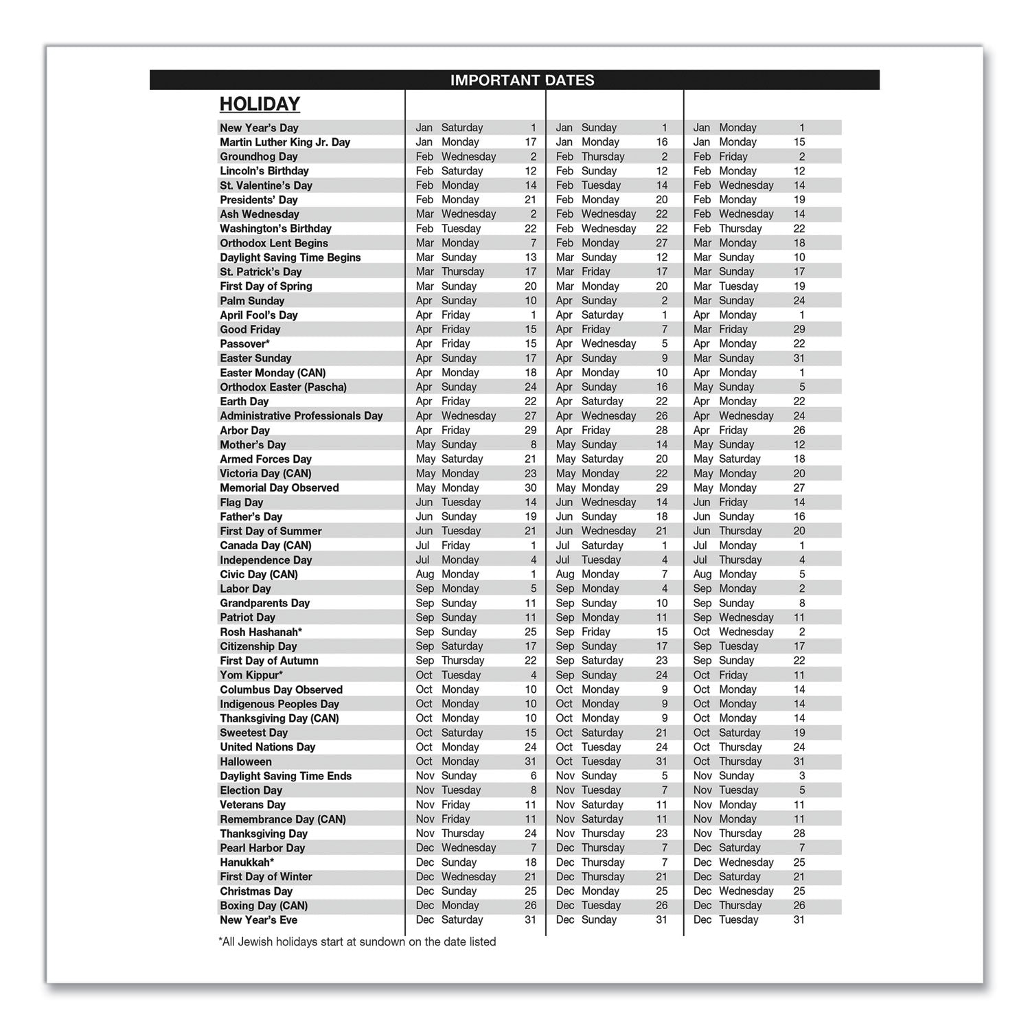 House of Doolittle Black-on-White Photo Weekly Appointment Book, Landscapes Photography, 11 x 8.5, Black Cover, 12-Month (Jan to Dec): 2023