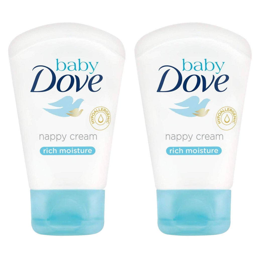 Dove Baby Rich Moisture Nappy Cream - 1.58 Oz / 45 g x 2 Pack