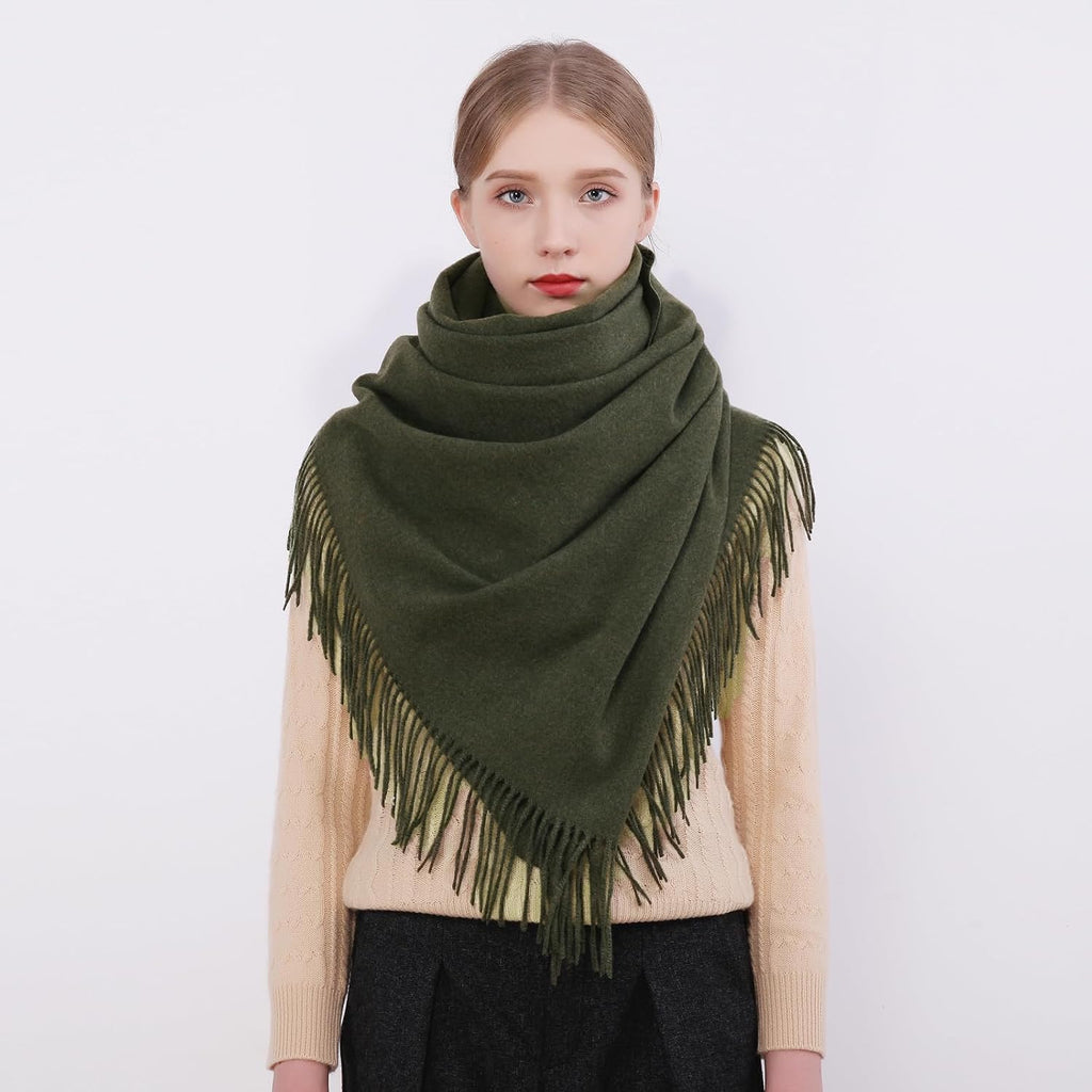 RIIQIICHY Winter Scarfs for Women Pashmina Shawls Wraps for Evening Dresses Large Warm Soft Scarves