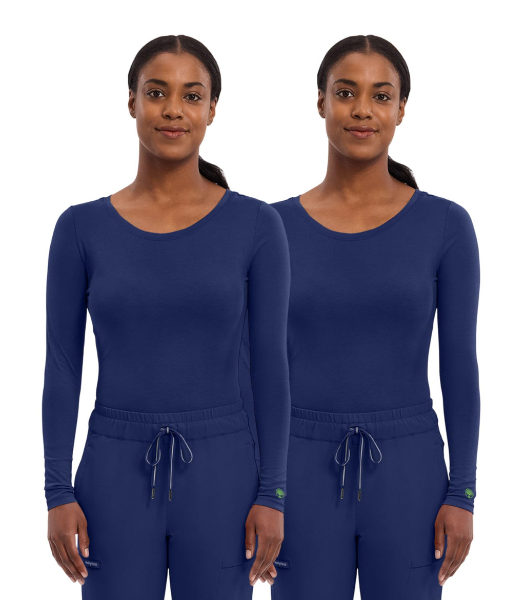 Healing Hands Underscrub Long Sleeve Women Knits Scrub Tops