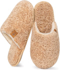 EverFoams Women's Fuzzy Slippers Warm Cozy Memory Foam Indoor House Shoes